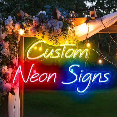購入 黄色 オレンジ 緑色 ストライプ 光源 アクリル パーティー 部屋 結婚式 ライト LED ネオン サイン オンライン製造