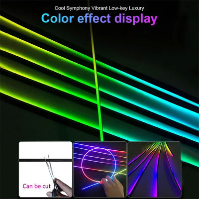 購入 18 イン 1 オート 周囲照明 ライト ニュオン 外部ストライプ 96MHz RGB 車環境照明 オンライン製造