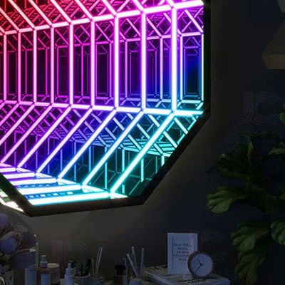 購入 220V 3Dガラスネオンミラーサイン ネオンチューブパーティ LEDネオンストライプ 多彩 オンライン製造