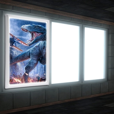 購入 LED Backlit Movie Poster Frame Lightbox Art Picture Light Box Sign オンライン製造