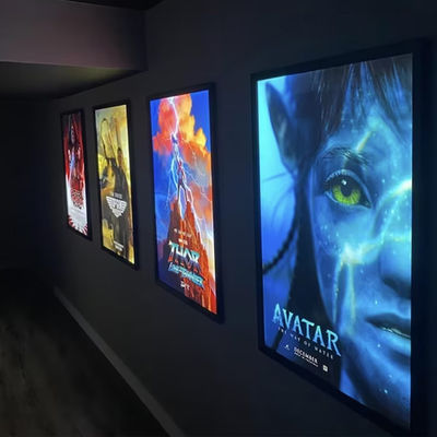 レストランメニューボード 広告ライトボックス 映画ポスターフレーム 超薄型LEDライトボックス