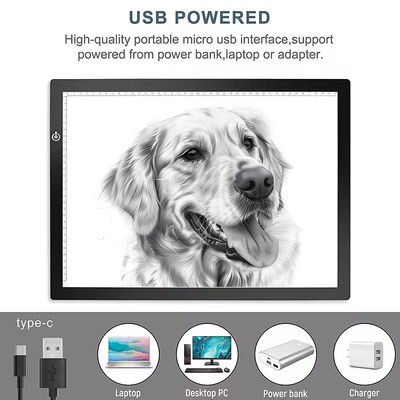ポータブル デザイン 図面ボード USB パワー LED トレース ライト ボックス