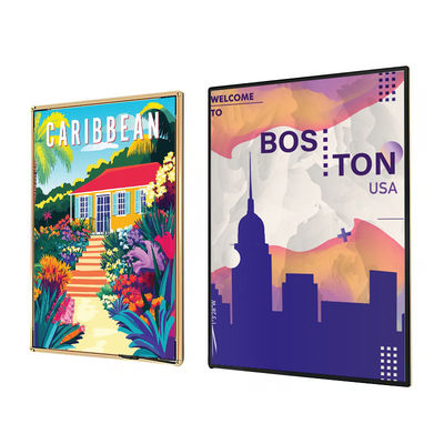 プレミアムガラスLEDライトボックス工場卸売超薄型広告ライトボックス