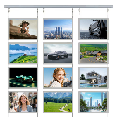 カスタム クリスタルLEDライトボックス 80000hr クリアアクリルバックライト広告ライトボックス